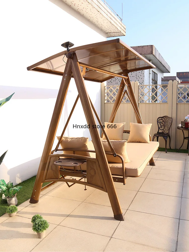 Outdoor Villa Garden Multi-player Rocking Chair Home Indoor and Outdoor Adult Swing