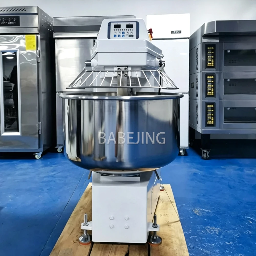 Industrial Dough Mixer Spiral Kneader, Commercial Dough Blender for Baking Workshop Mass Production