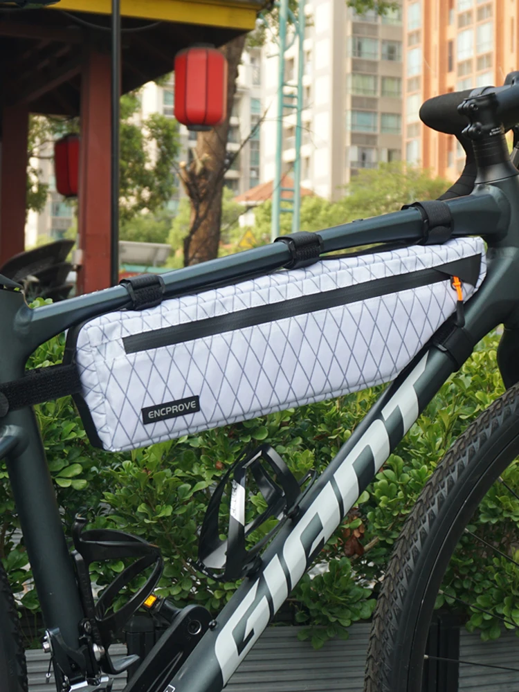 AliExpress ENCPROVE 2.7L Bikepacking Half Frame Bag MTB Road Bike Triangle Bag Gravel Bicycle Front Tube Bag Cycling Tool accessories Pack