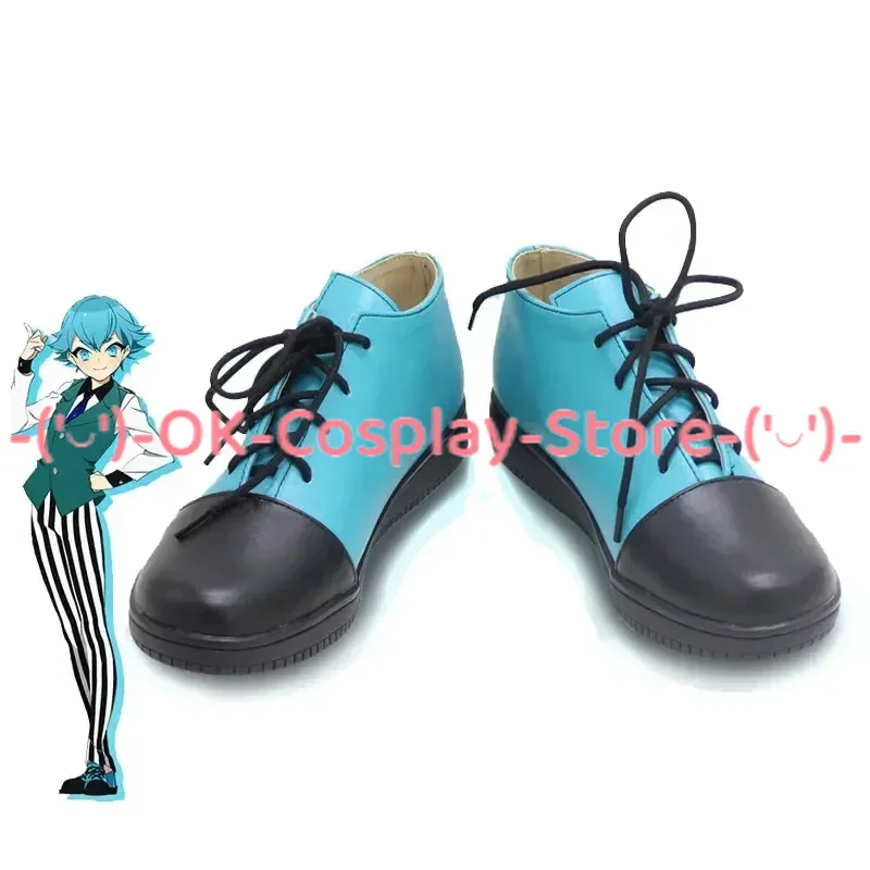 

Soutouin Manabu Cosplay Shoes Anime Bishounen Tanteidan Cosplay Prop Halloween Carnival Boots PU Leather Shoes Custom Made