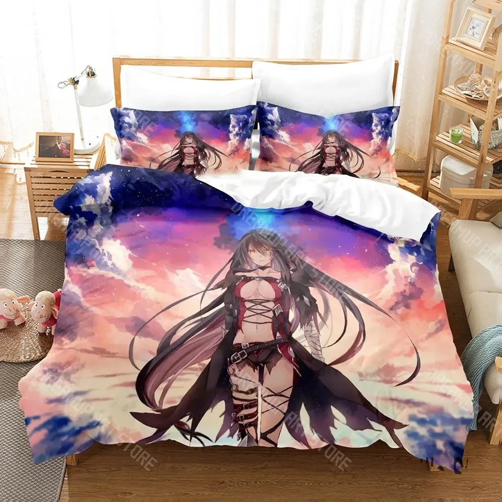 3D Printed Tales of Berseria Bedding Set for Boys Girls Duvet Cover Pillowcase Twin Queen King Full Single Double Sizes