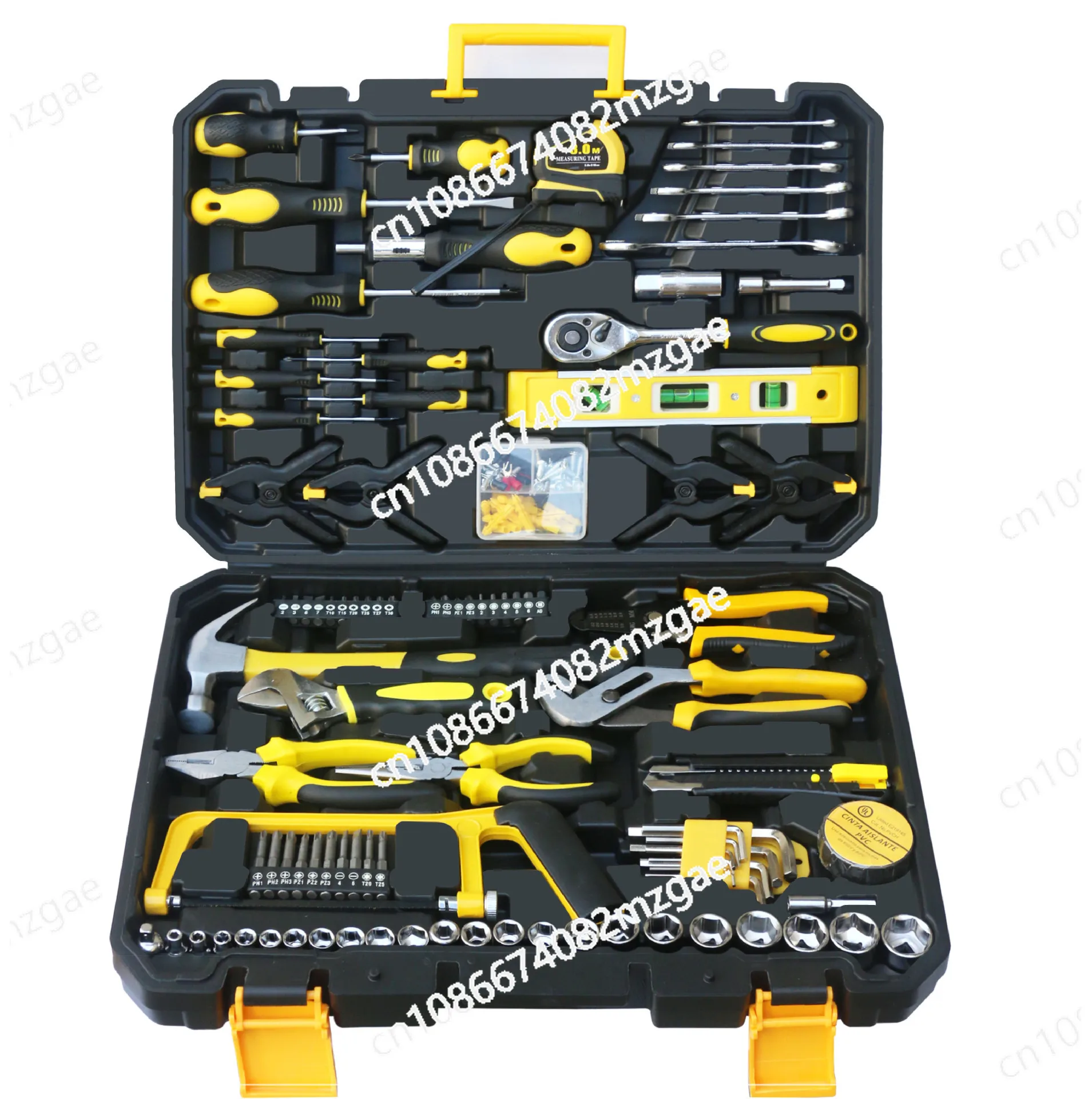 Home multifunctional hardware manual tool set, woodworking combination set, auto repair toolbox