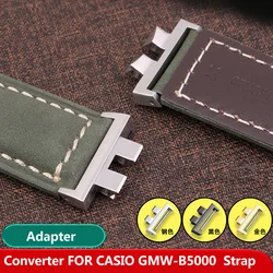 Refit Watchband Adapter For CASIO G-SHOCK GMW-B5000 316L Stainless Steel Connector WatchStrap 22MM Accessories Black Silver Gold