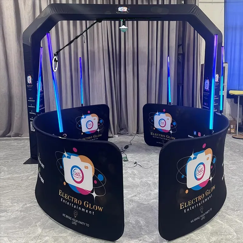 360-degree panoramic photo booth 80 cm within budget, the cheapest car party red carpet, non-slip carpet, easy to carry