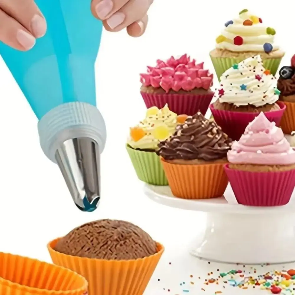 207Pcs Professional Cake Decorating Tools Kit Multi-functional Easy To Clean Pastry Turntable Kit Rust-proof Creative