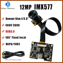4K 12MP HD IMX577 FF USB3.0 FPC Camera Module With Motherboard For Machine Vision Product Vision