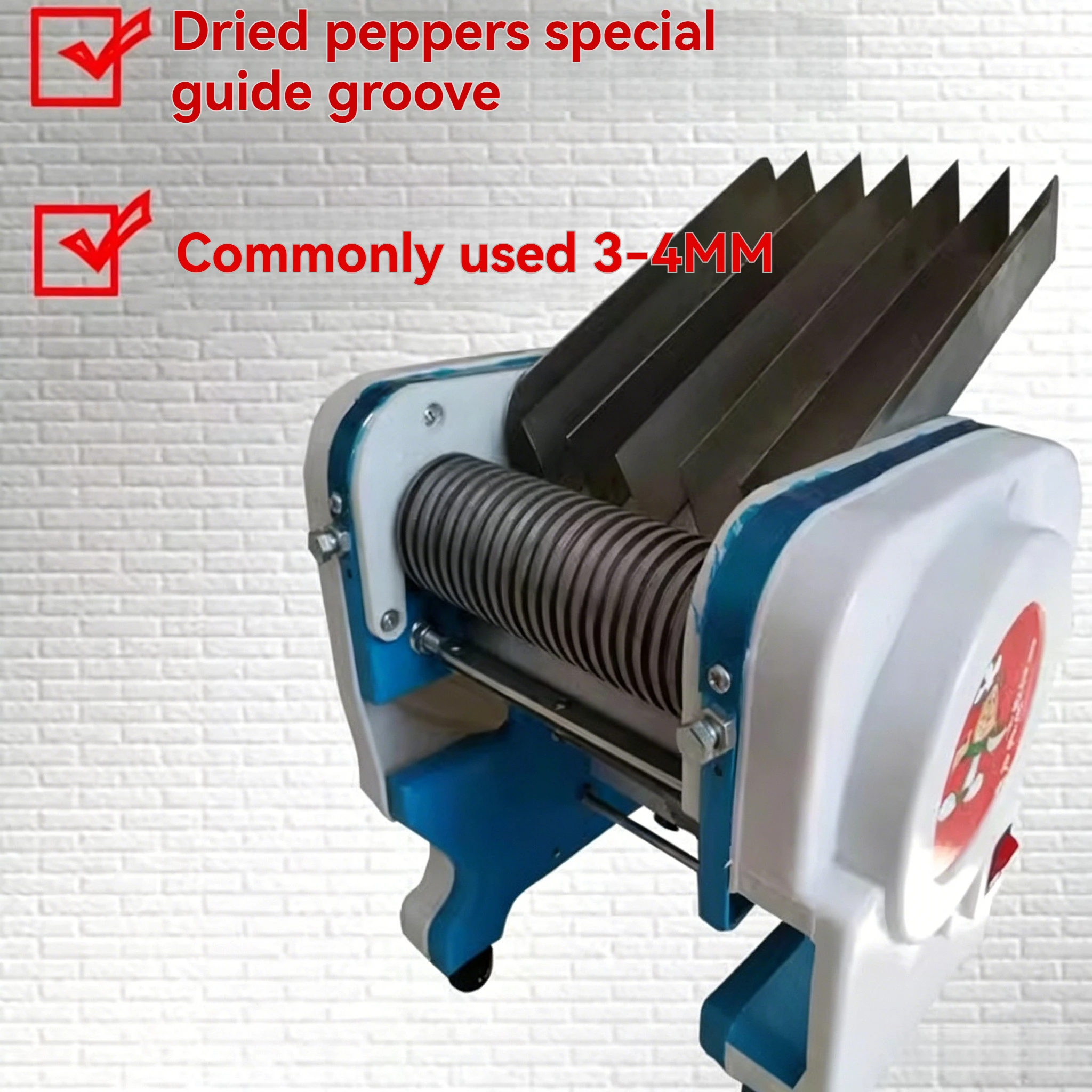 Electric Dried Chili Shredding Machine Multifunctional Cutter For Bean Curd Skin Lotus Leaf Vegetable Leaf Automatic Strip