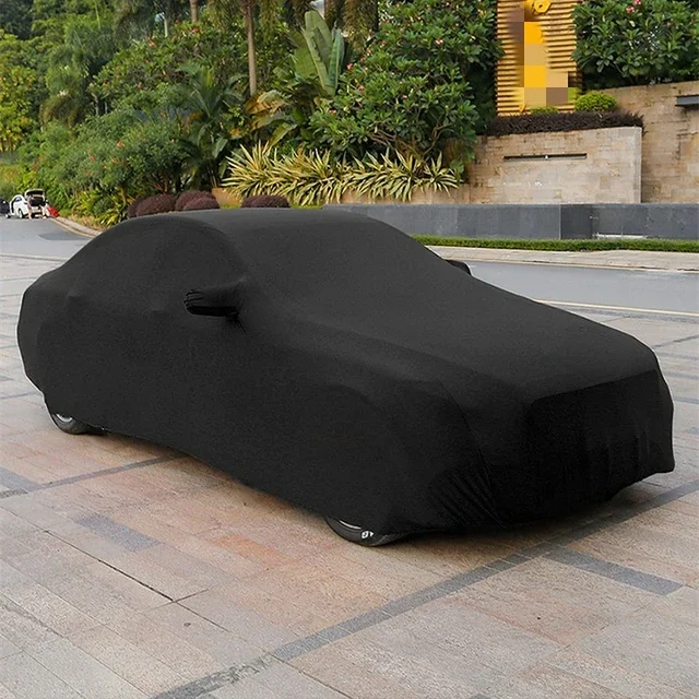 Universal Stretch Car Cover Dustproof Scratch-proof UV-proof Customized Badge Car Cover Fit for Porsche 911 718 Panamera Taycan