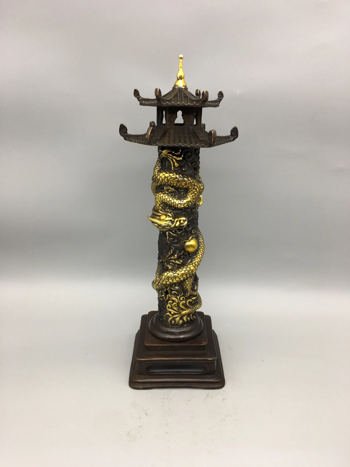 Brass Dragon Incense Burner - Elegant Home Décor Sculpture for Car, Entrance, Tea Table, and Living Room Accent Piece