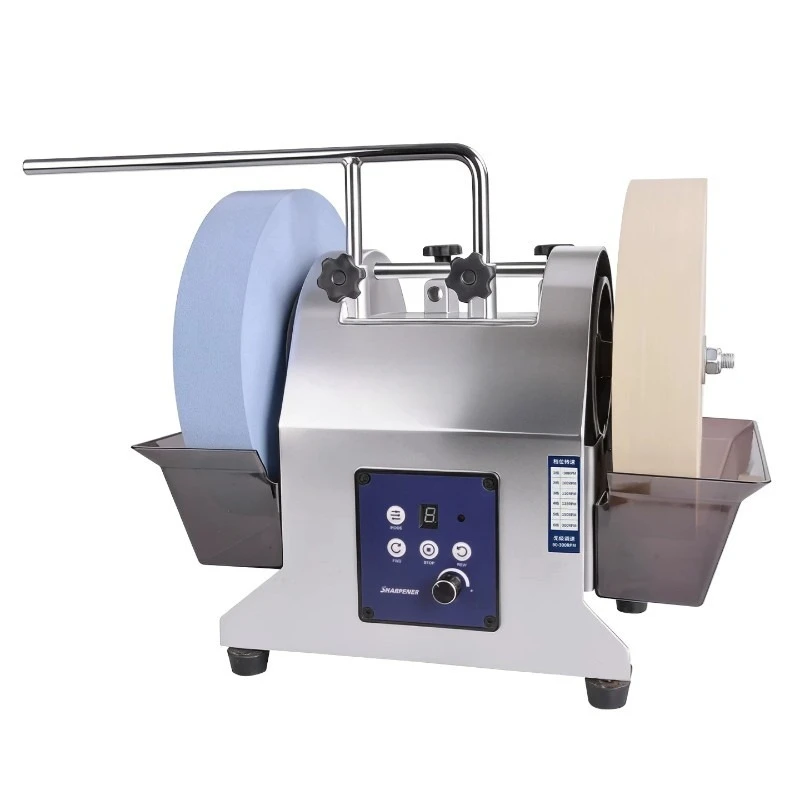 Title: Double Wheel Electric Knife Sharpener Small Home Wet Grinder Commercial Scissors Kitchen Knife Water Cooled Machine