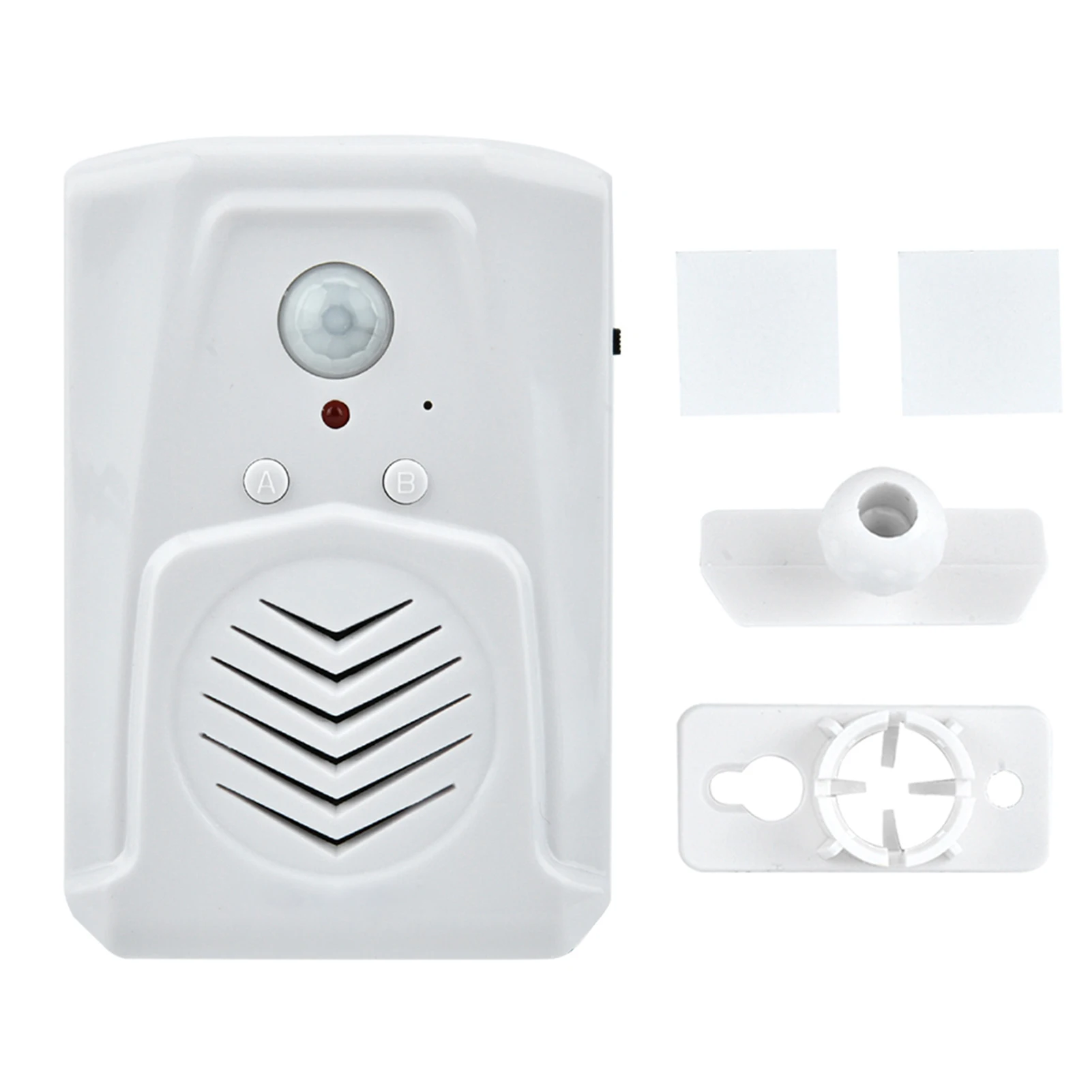 zk30 USB/Battery Powered Motion Sensor Alarm MP3 Audio Player Infrared Induction Doorbell