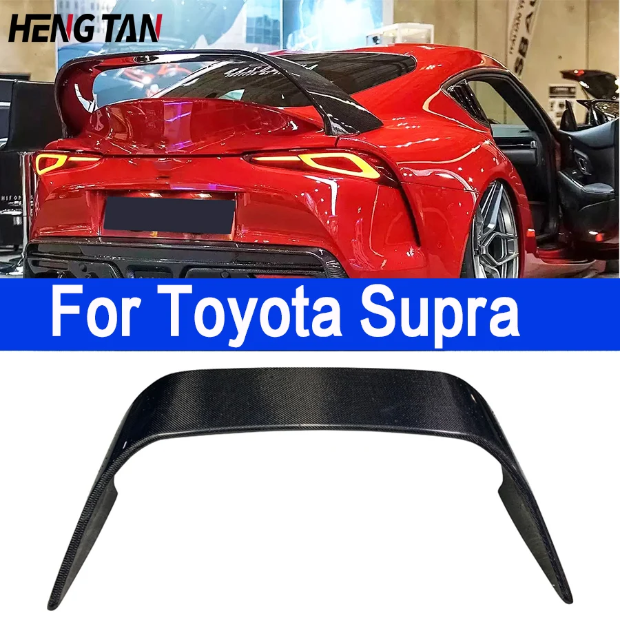 

For Toyota Supra A90 A91 MK5 2019-2022 MB style carbon fiber rear spoiler wing trunk wing splitter racing rear wing body kit