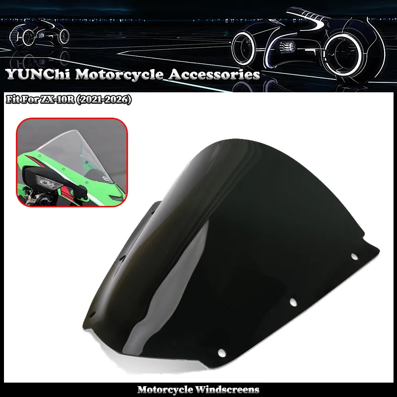 Motorcycle Front Screen windshield Fairing Windshield Fit For KAWASAKI ZX10R ZX-10R 2021-2026 ZX 10R 2022 2023 2024 2025
