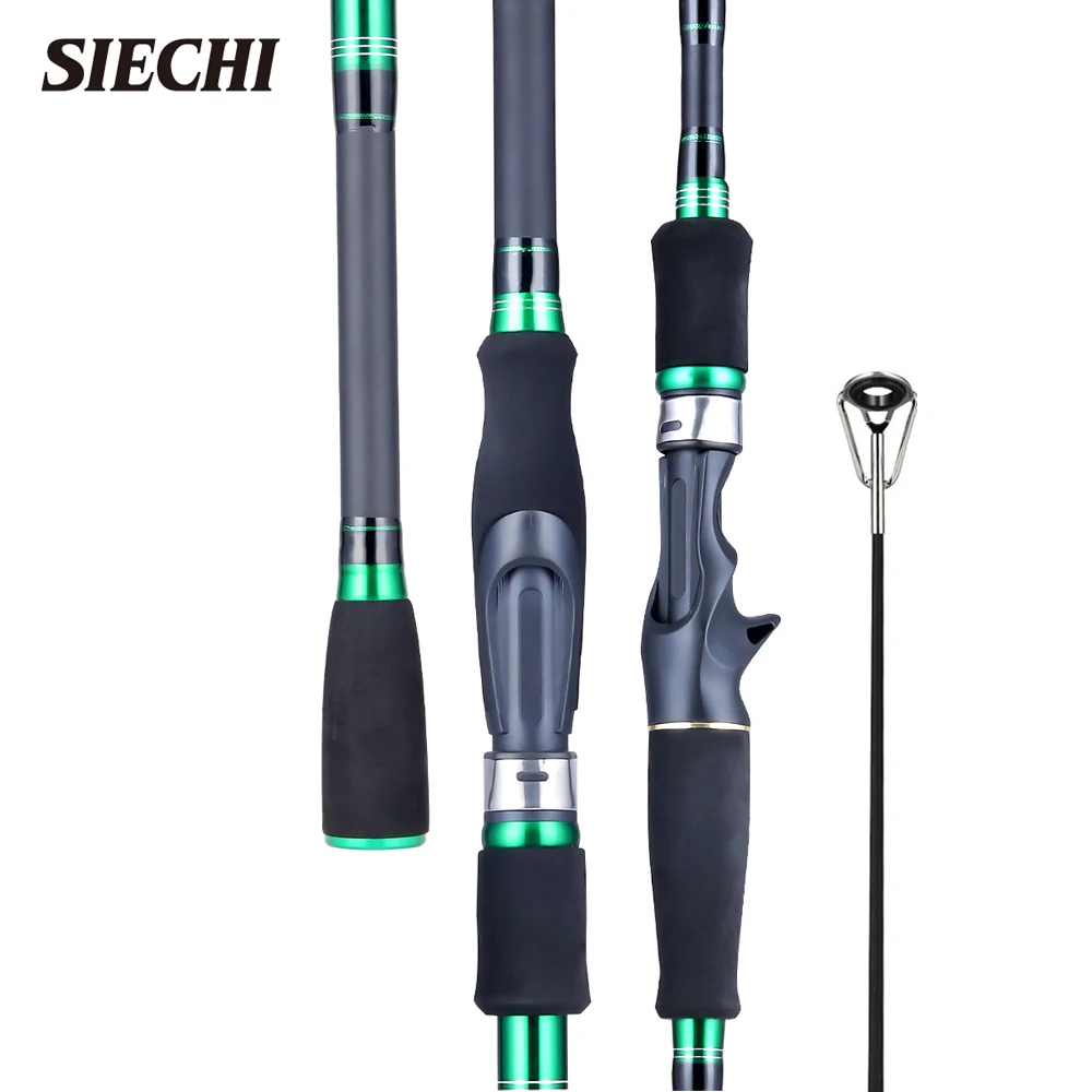 Imagem -05 - Siechi-max Aço Vara de Pesca Carbono Spinning Fundição Baixo Pike 18 m 21 m 24 m 27 m