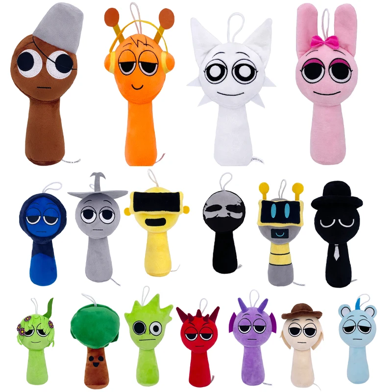 Sprunki Toys Sprunki Plush Toys Sprunki Dolls Singers Oren Wenda Incredibox Sprunki  Plushie Peluches Oren Stuffed Animals