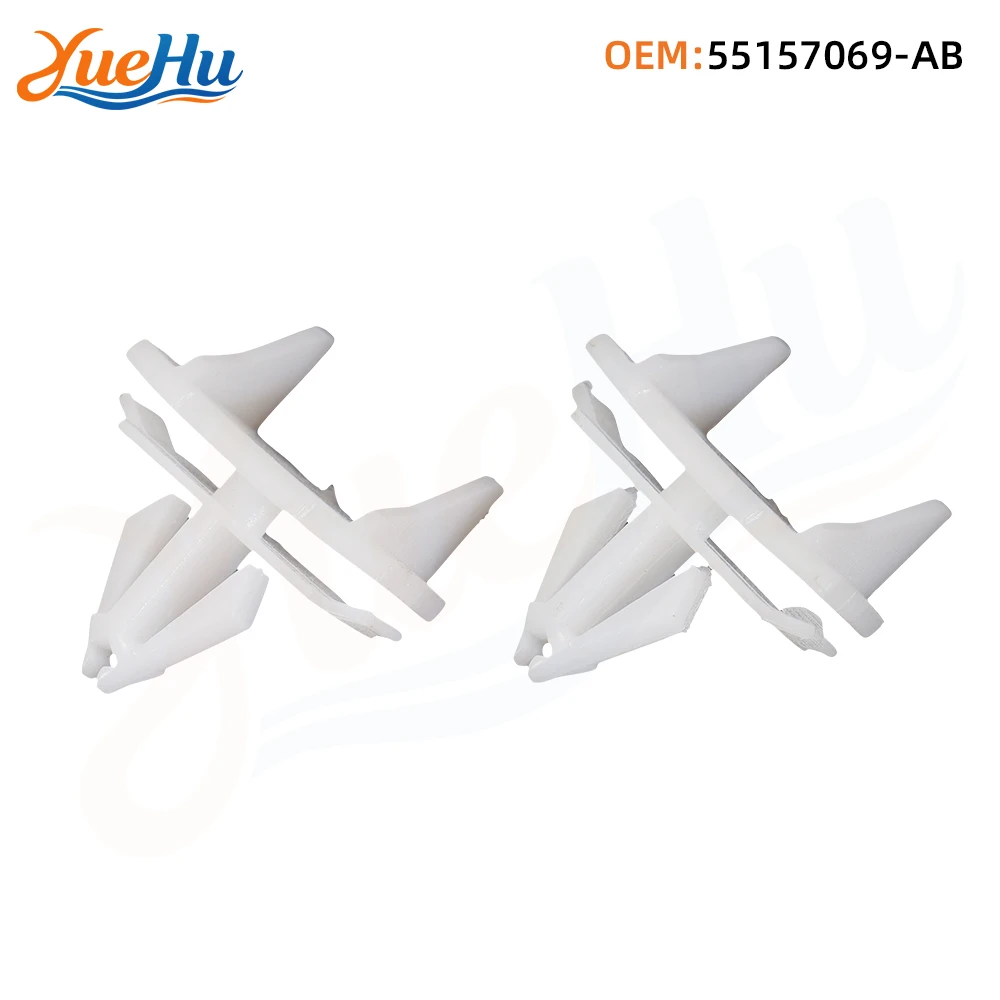 YUEHU 20PCS Chrysler Moulding Clip 55157069-AB Jeep Liberty Sill Molding Clip Side Skirt Fastener