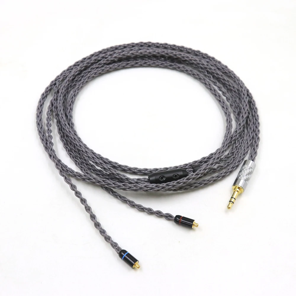 Haldane GrayJelly الراقية تايوان-7N Litz OCC سماعة الرأس استبدال كابل الترقية لسلك MMCX sh-ure SE315 SE535 SE846