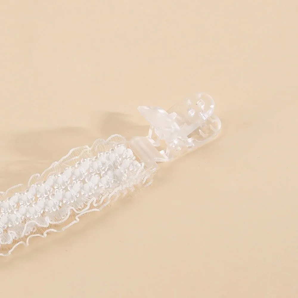 New Elastic Adjustable Waist Cincher Belt Multifunctional Lace Design Hat Clips Portable Bag Clip For Shirt Dresses