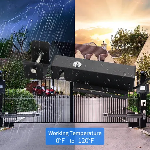 Imagen 2 del producto Cerradura de perno de puerta corredera automática impermeable para exteriores, 24V, para abridores de puerta batiente automáticos eléctricos, sistema de Control de acceso de puerta