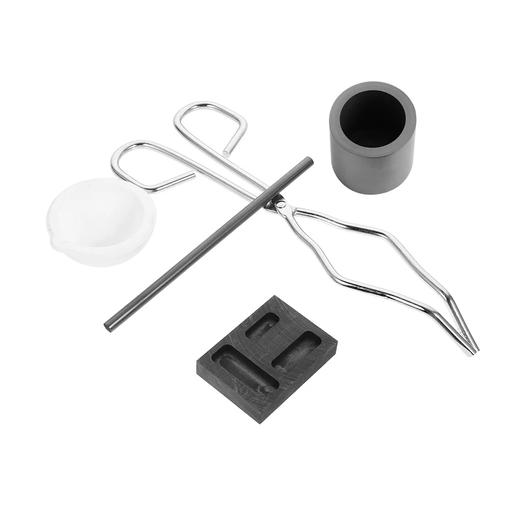 

1 set 1 Set Tools Kit Crucible Mold Ceramic Crucible Bowl For Gold Silver Melting Casting Ingot Making Diy Craft Metal Refining