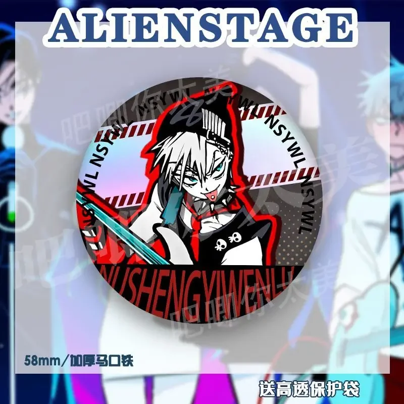 ALIEN STAGE : IVAN & TILL Mini Brooch Fashion Anime Action cosplay Accessories pins image 4