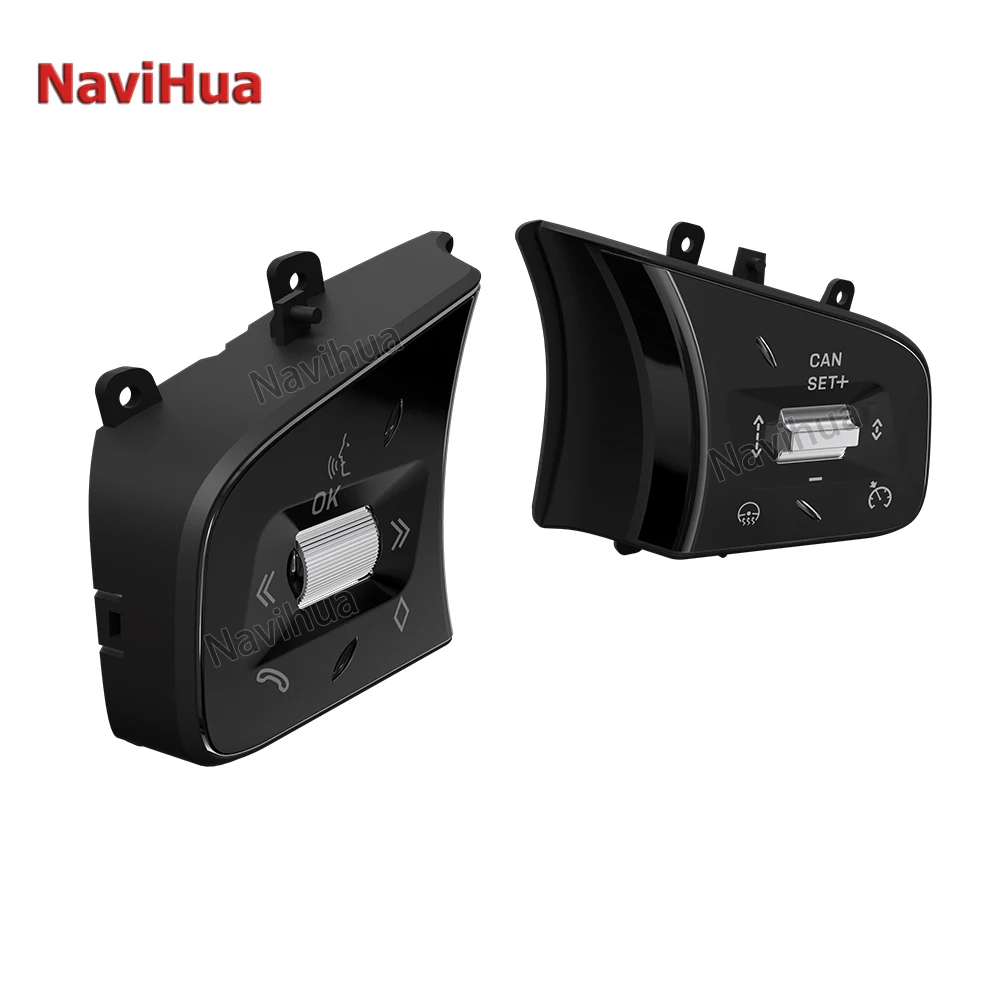 Navihua New Car Steering Wheel Multi-Function Switch Buttons for Jaguar XE XF F-PACE Steering Wheel Remote Controller Upgrade