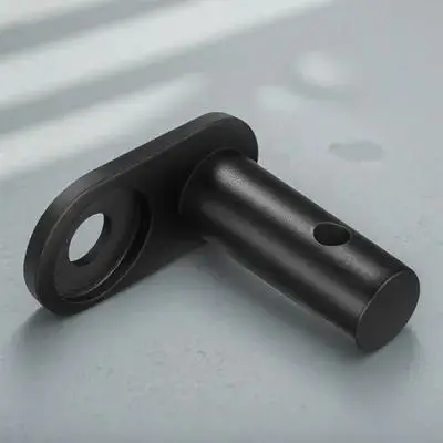 Black Steel Bike Trailer Coupler Durable Hitch Connector Trailer Attachment Cycling Adapter for Child Trailers