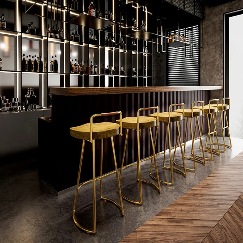 

Unique Bedroom Bar Stools Makeup Throne Gold Modern Bedroom Gaming Metal Barber Dining Chairs Computer Cadeira Trendy Furniture