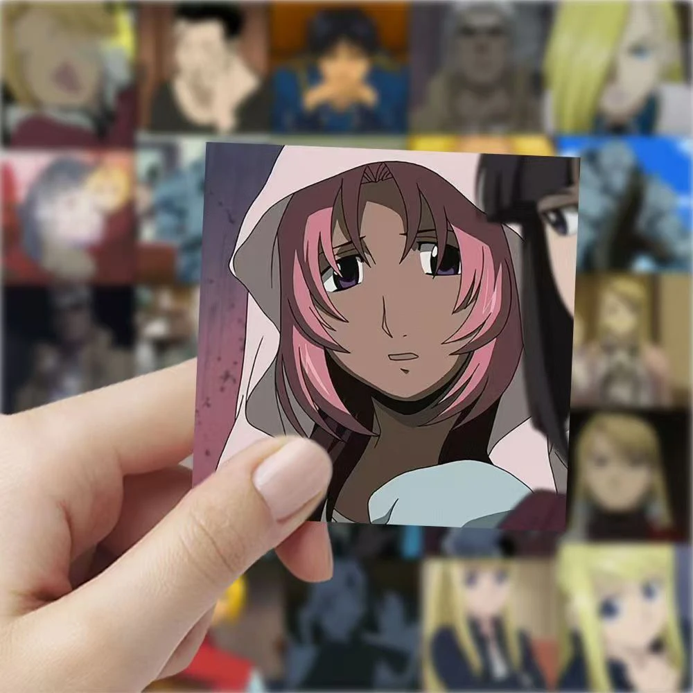 ملصقات كيميائيّة إيدوارد فولتي ميتال ، ملصق أنيمي ، إلريك ، الفونس ، لوح التزلج ، لابتوب ، دراجة نارية ، نوافذ ، شارات روكبيل ، 10 ، 30 ، 59 #4