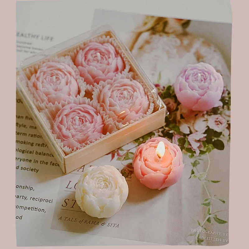 Valentine's Day Gift Creative Birthday Companion Gift Practical Small Gift Cross Border Fragrance Rose Aromatherapy Candle