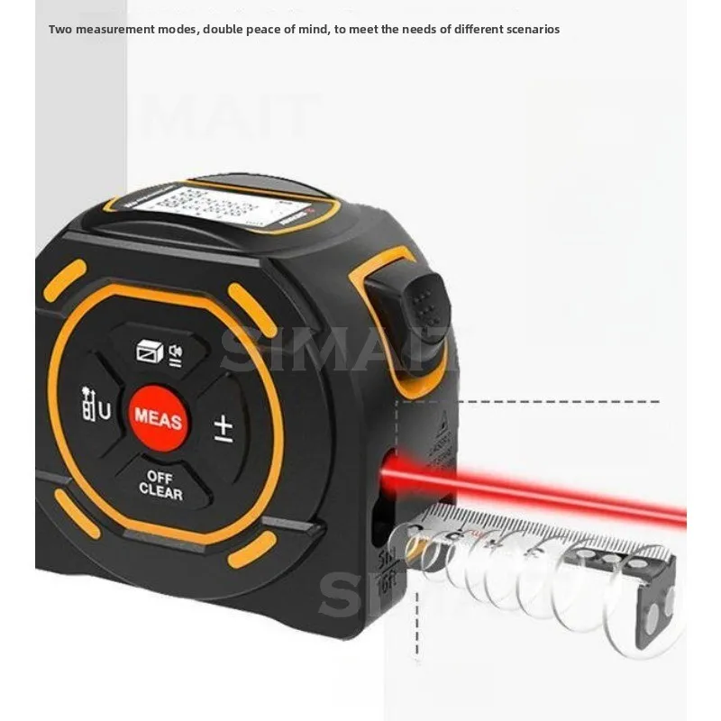 Tape Measure, Eight-in-one Infrared Electronic Measure, Industrial-grade High-precision Ranging Measuring Room Instrument Tool