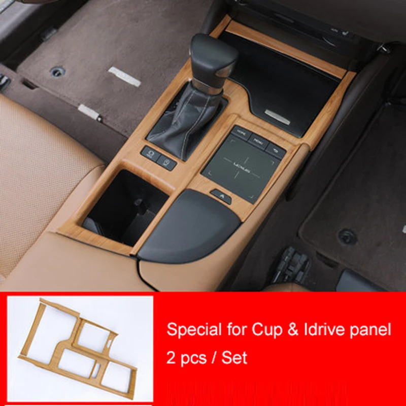 Bamboon Pattern Cover decoration board upgrading for Lexus ES 2018-2020  ABS UV Plastic Car Accessories