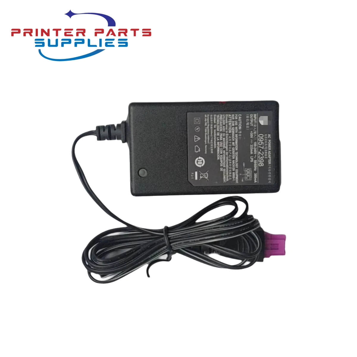 

Зарядное устройство переменного тока 100-240 В 50/60 Гц 300 мА 30 В 333 мА для HP Deskjet 1050 1000 2050 2000 2060 0957-2290 0957-2286 0957-2398