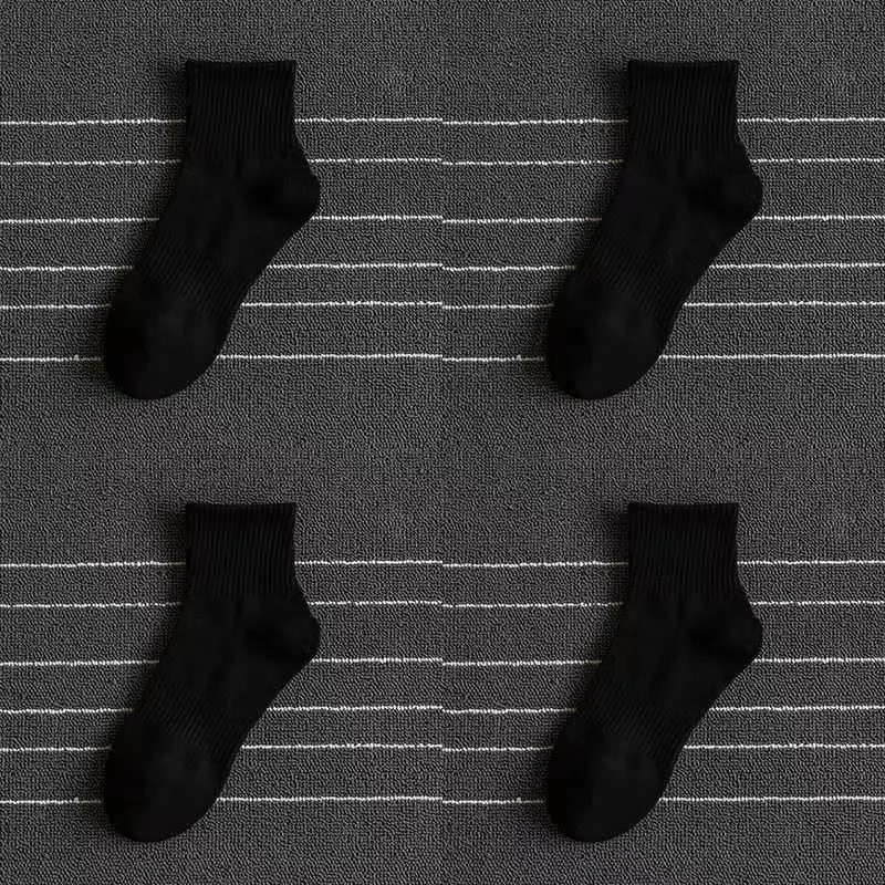 10/20/30 Paar neutrale, einfarbige, wadenlange, runde Socken für Frühling und Herbst, schweißabsorbierend, atmungsaktiv, Ganzjahres-Sportsocken – Detail 10