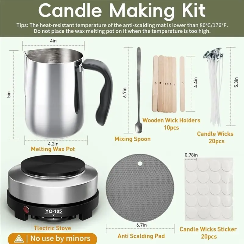 A96K-Candle Making Kit With Ho - огляд і ціна Candle Making For Beginners