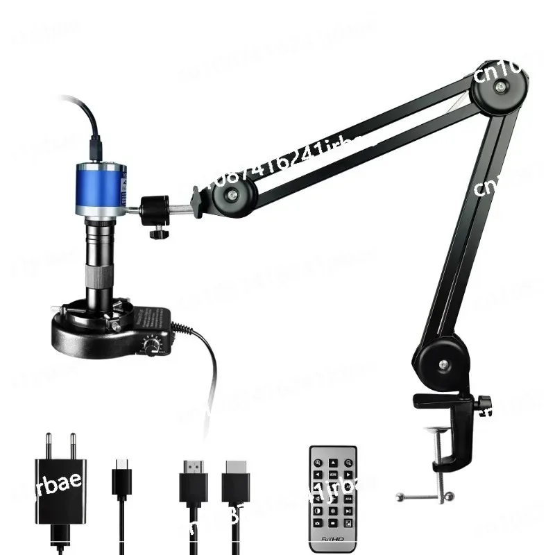 1-150X Zoom Lens Soldering Microscopio HD 4K 48MP 1080P Industrial Camera Type C HDMI Video Digital Microscope for Electronics