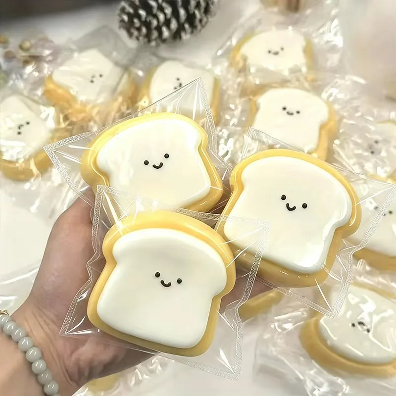 Juguete Blandito Creativo de Taba Tostada, Kawaii, de Rebote Lento, para Aliviar el Estrés, Sensorial, para Adultos y Niños, Regalos para Fiestas