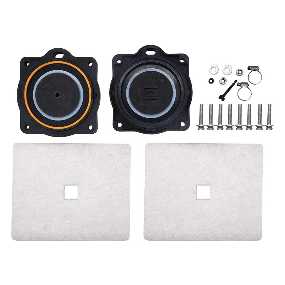 Imagem -03 - Kit de Reconstrução da Bomba de ar para Hp80 Hp60 e Hp800110 Clearstream Cs103el Diaphram Parafusos de Filtro Grampos Para-sopro