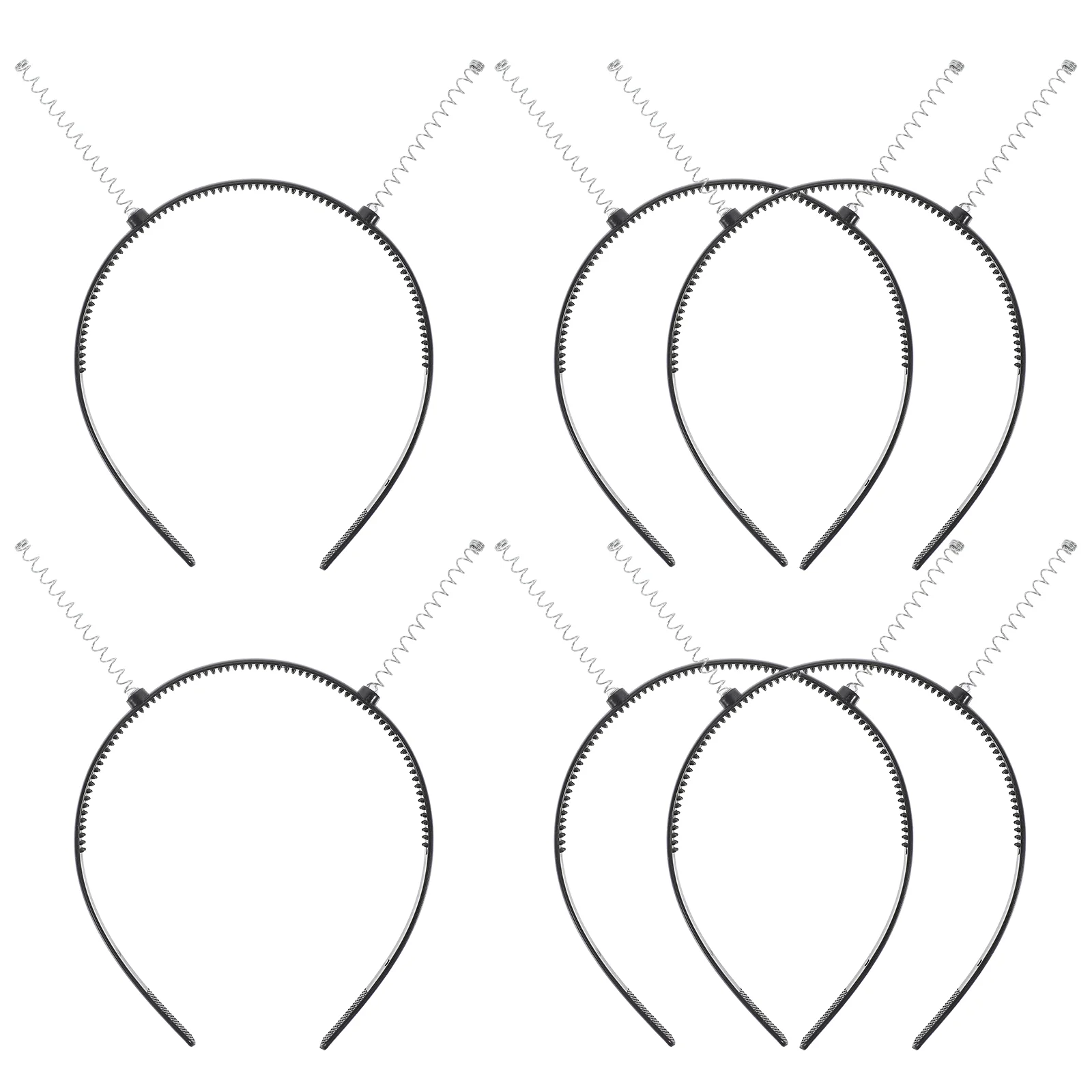 6-delige hoofdbandaccessoires Haarkam Hoofdbandframe Antislip met tanden Dameshoofdbanden Haarverzorging Stylingaccessoires Plastic