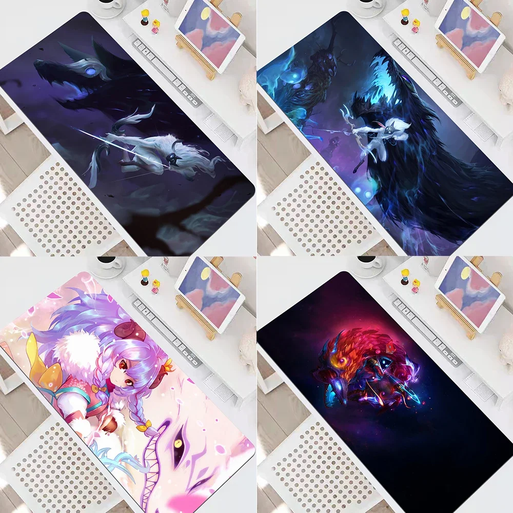 Mouse Pads Gaming Kindred Mat Mousepad Gamer Pad Large Mats Hot Girl Keyboard Kawaii Carpet Cute Gamers Accessories Mause Xxl Pc