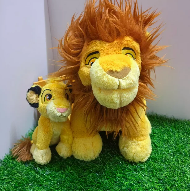 

Disney King Lion Симба и его отец Муфса новая плюшевая игрушка
