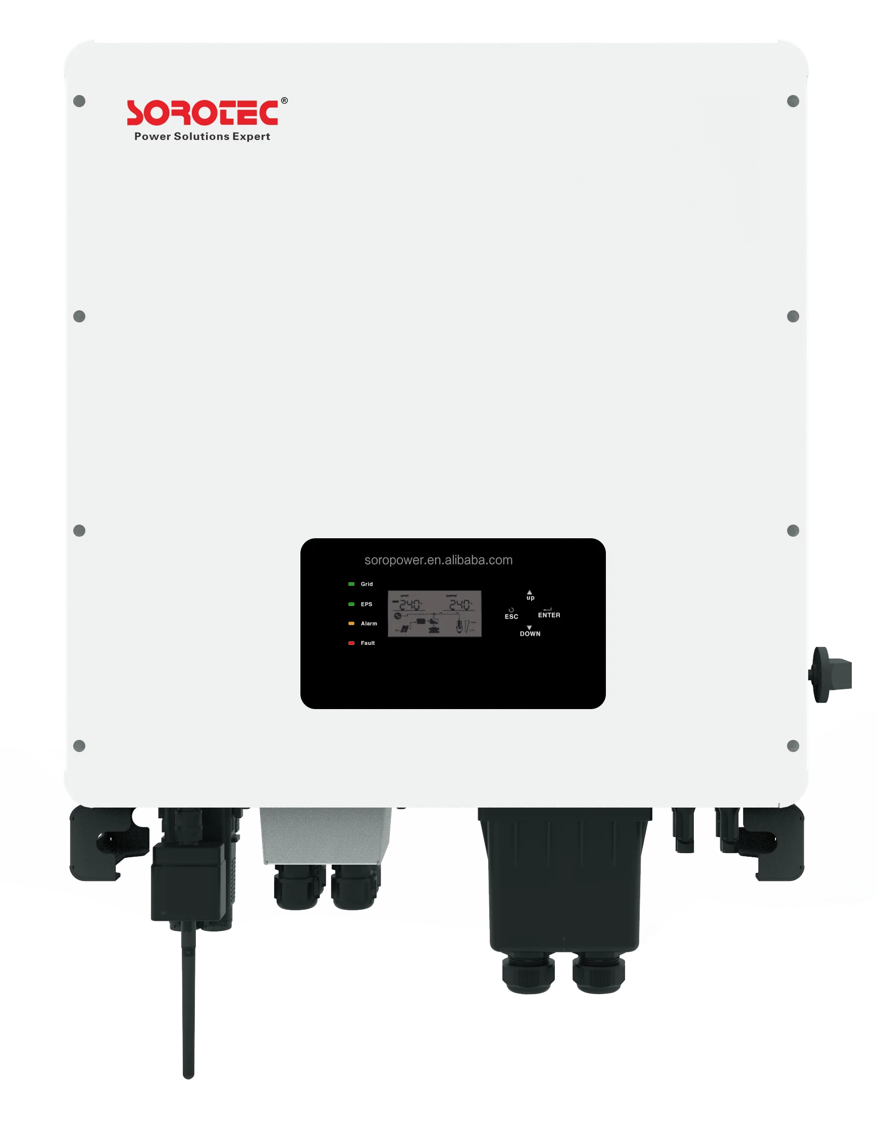 2026 New Ip65 Hibrid Solar Inverter Single Phase Ip65 Solar Inverter 4.6kw 5kw 6kw Solar Inverter