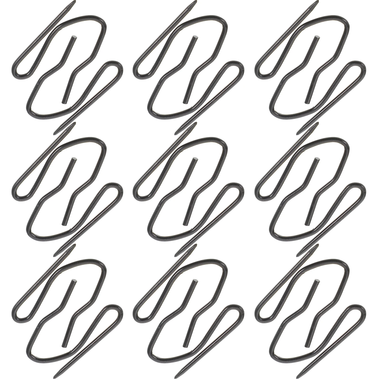 

30pcs Metal Curtain Drapery Pins Heavy Duty S Shape Carabiner For Shower Curtains Window Drapes Decorative Bathroom Bedroom