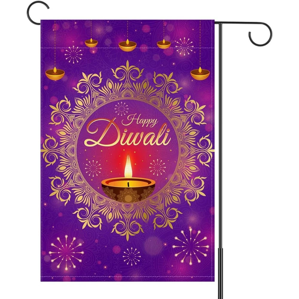 Happy Diwali Ggarden Flags 12