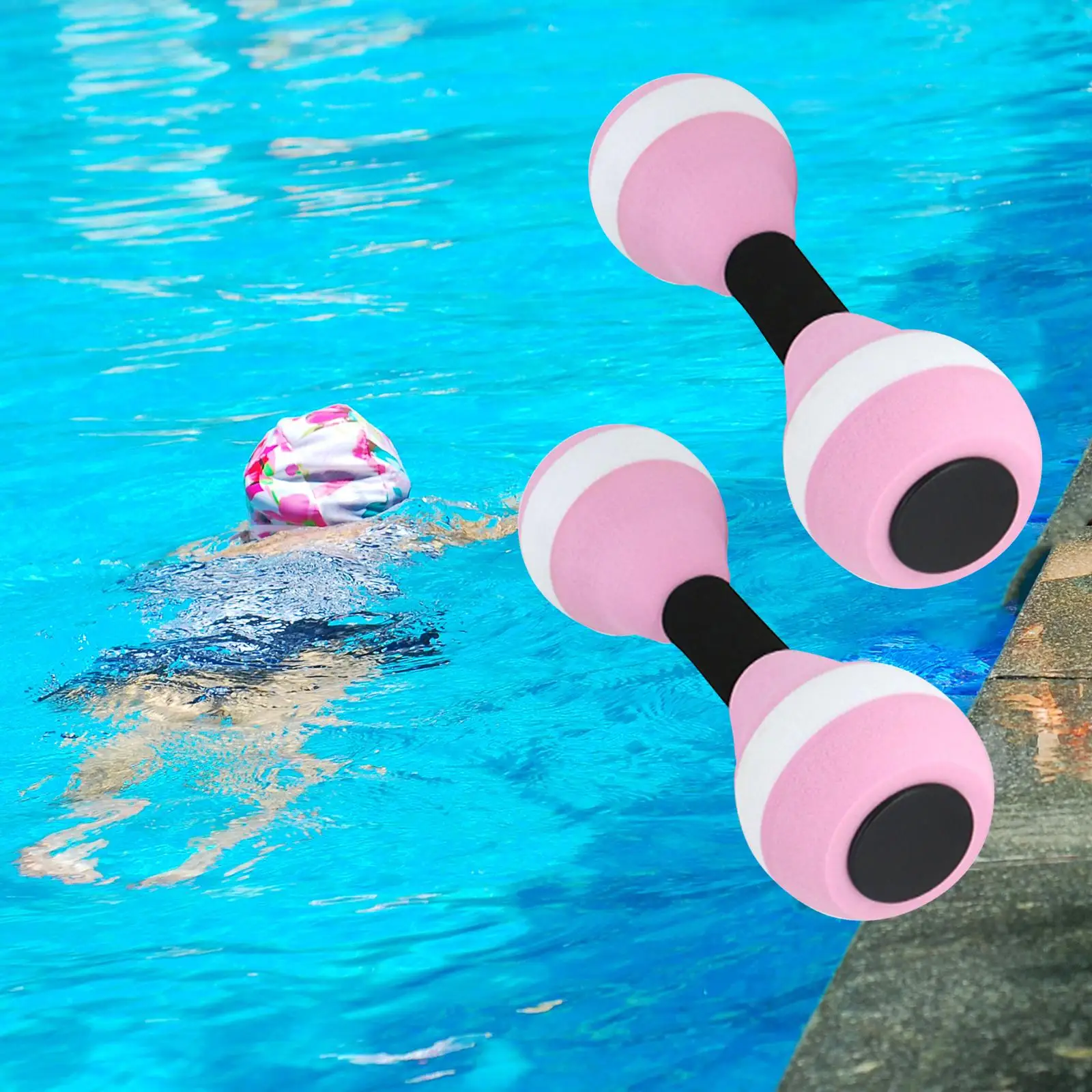 Aquatic Dumbbells Water Aerobic Exercise for Training Workouts Swimming Pool