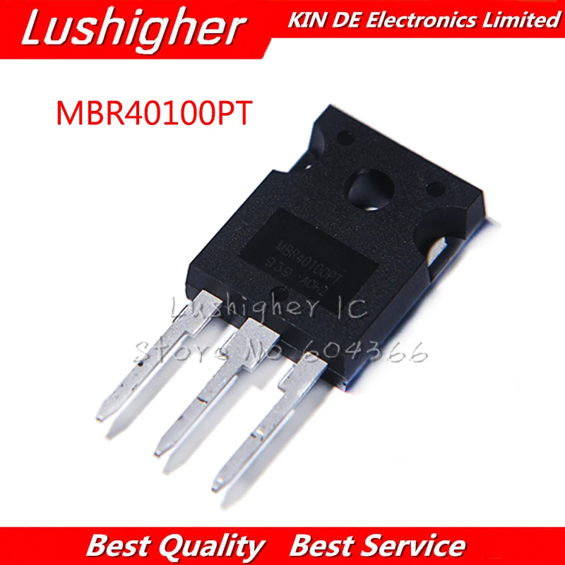 10pcs MBR40100PT TO-247 MBR40100 MBR40100PTG TO-3P 40A 100V Schottky Diode