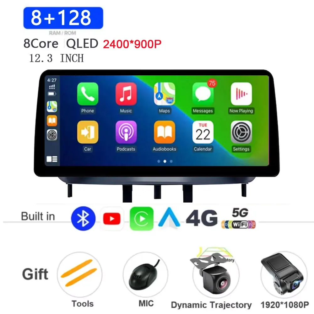 12,3 inch Android 15 autoradio voor Renault Megane 3 Fluence Samsung SM3 2008-2014 met BT Carplay multimedia touchscreen