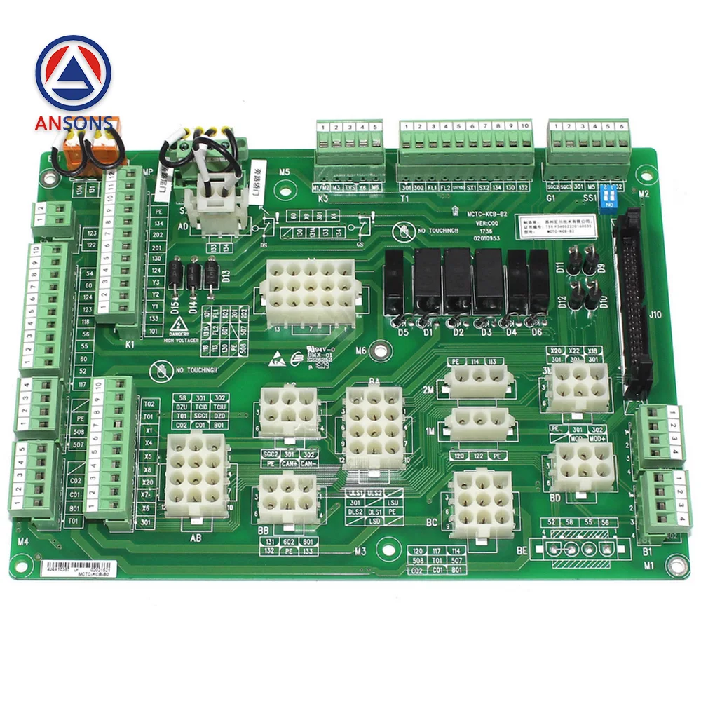

MCTC-KCB-B2 Monarch Elevator Interface PCB Connection Board Ansons Elevator Spare Parts
