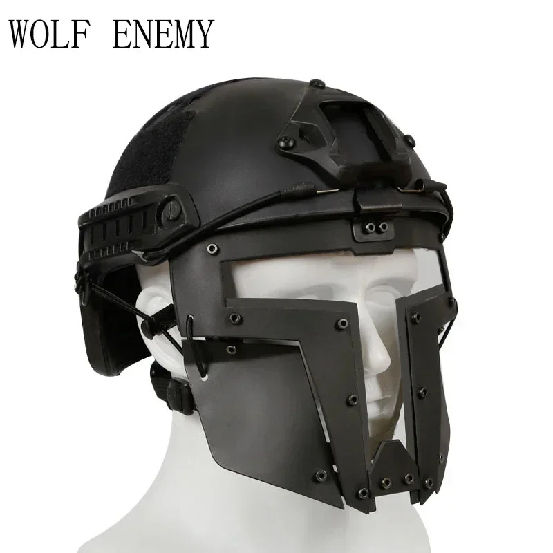 

Tactical Mask Airsoft Hunting Camouflage Games Face Mask Protective Paintball CS Fast Helmet Mask Tactical Equipment