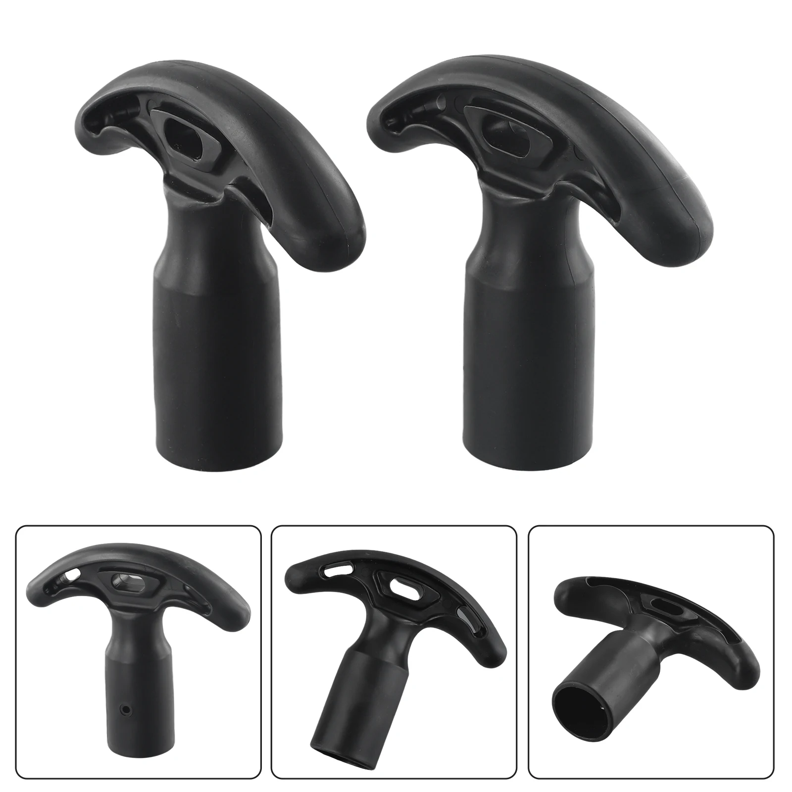 

Brand New High Quality Paddle Handles Surfboard Grip Parts Rafting Sports Tools Weight 49.4g Black Outdoor 10 X11.2cm